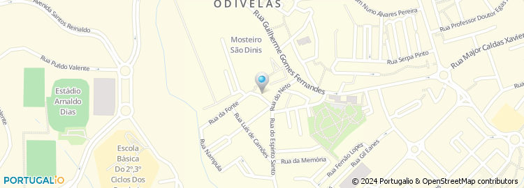 Mapa de Rua António Maria Bravo