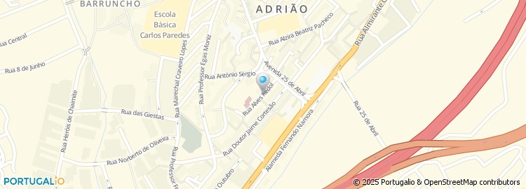 Mapa de Rua Alves Redol