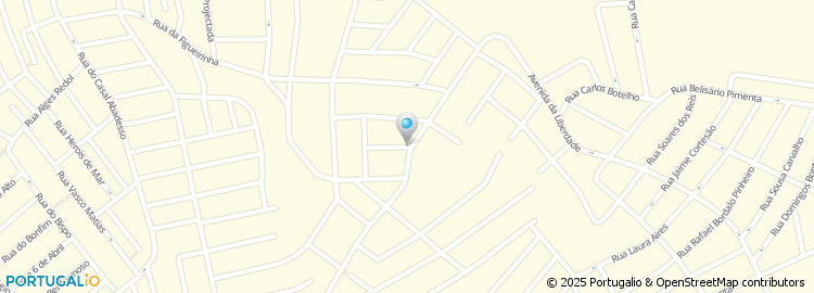 Mapa de Rua António Boto
