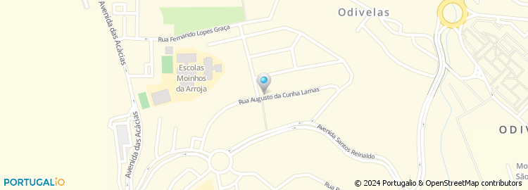 Mapa de Rua Augusto da Cunha Lamas