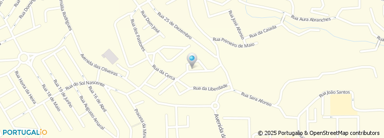 Mapa de Rua Cerrado das Oliveiras