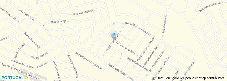 Mapa de Rua Cidade de Lagos