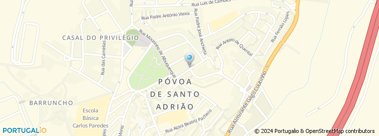 Mapa de Rua Comandante Augusto Castilho