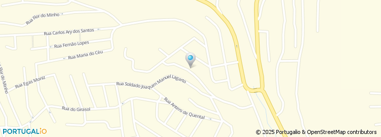 Mapa de Rua Cova dos Barros