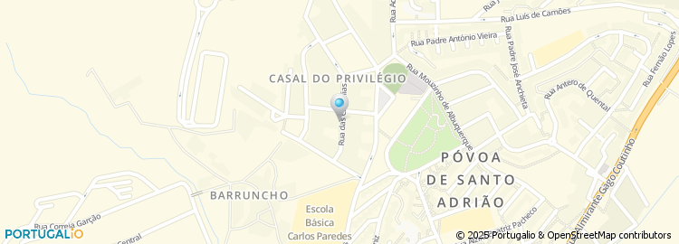 Mapa de Rua das Camélias