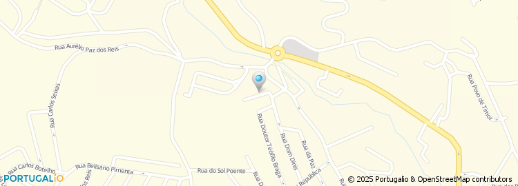Mapa de Rua de São Lázaro