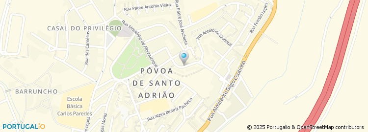 Mapa de Rua Dom Afonso Henriques