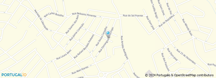 Mapa de Rua Domingos Bomtempo