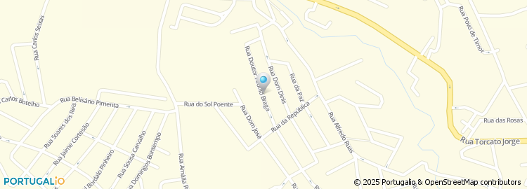 Mapa de Rua Doutor Teófilo Braga