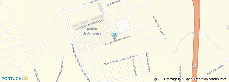 Mapa de Rua Fernando Farinha