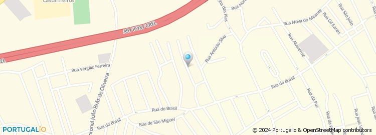 Mapa de Rua Humberto Delgado