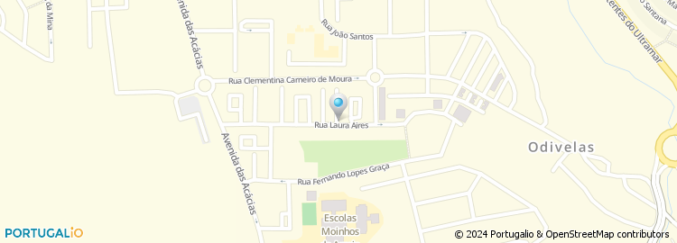 Mapa de Rua Laura Aires