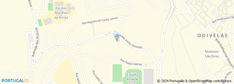 Mapa de Rua Manuel Bocarro
