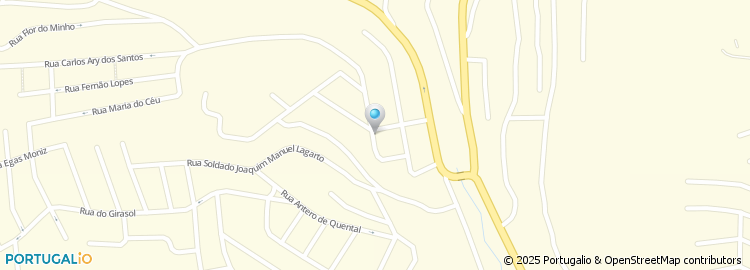 Mapa de Rua Manuel Pereira Borges