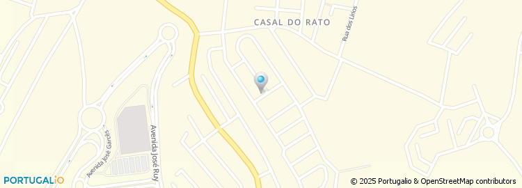 Mapa de Rua Mouzinho de Albuquerque