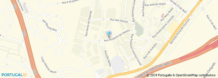 Mapa de Rua Norberto de Oliveira