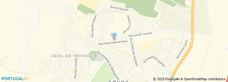 Mapa de Rua Padre António Vieira