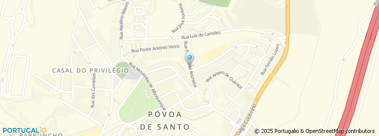 Mapa de Rua Padre José Anchieta