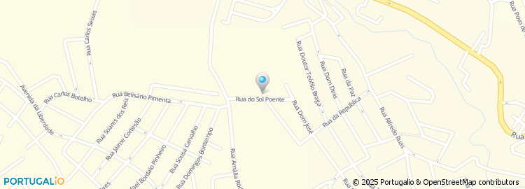 Mapa de Rua Sol Poente