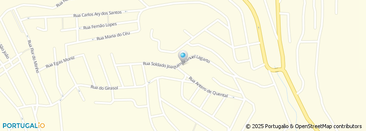 Mapa de Rua Soldado Manuel Joaquim Lagarto
