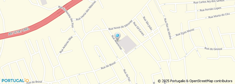 Mapa de Travessa Alvarense