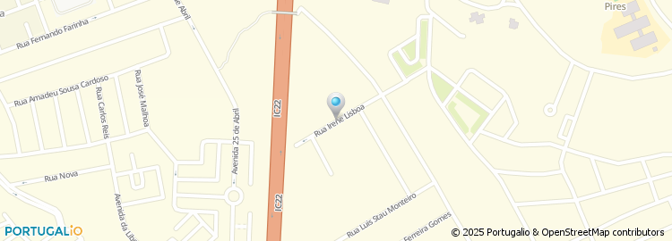Mapa de Travessa Irene Lisboa