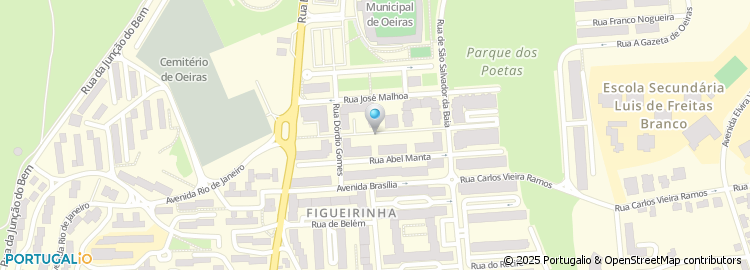 Mapa de Alameda Vieira da Silva
