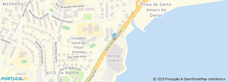 Mapa de Avenida Marginal