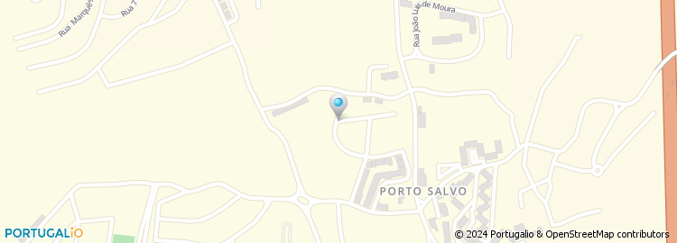 Mapa de Estrada de Porto Salvo