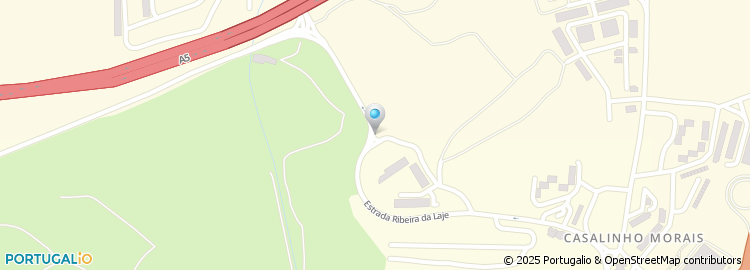 Mapa de Estrada Ribeira da Lage