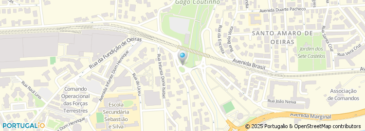 Mapa de Largo Almirante Gago Coutinho