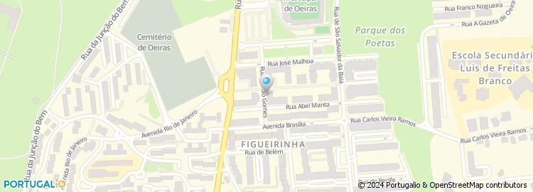 Mapa de Rua Dordio Gomes