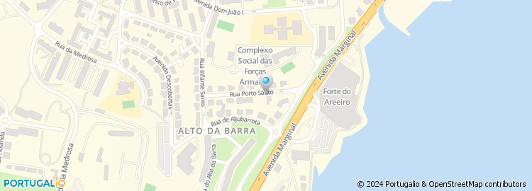 Mapa de Rua Porto Santo