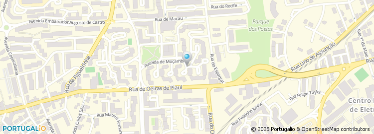 Mapa de Praceta Quelimane