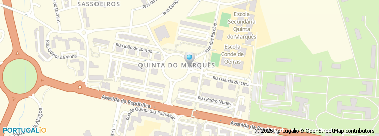 Mapa de Rotunda Quinta do Marquês
