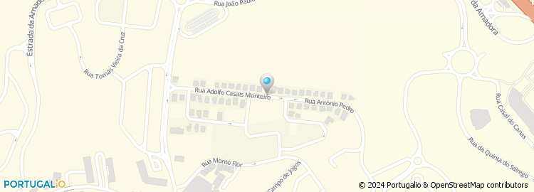 Mapa de Rua Adolfo Casais Monteiro