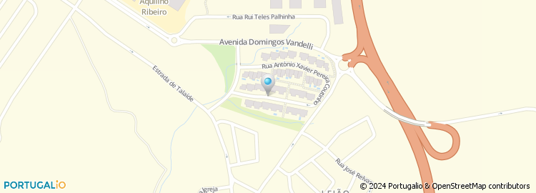 Mapa de Rua António Xavier Pereira Coutinho