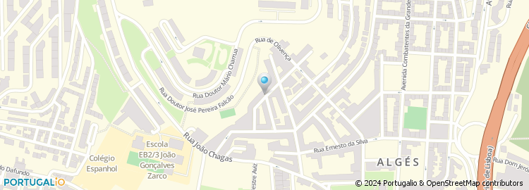 Mapa de Rua Bernardino de Oliveira
