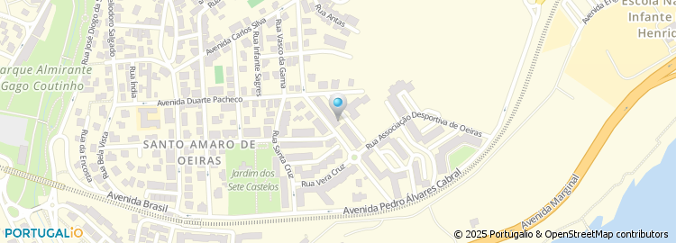 Mapa de Rua Biblioteca Operária Oeirense