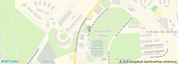 Mapa de Rua Coro de Santo Amaro de Oeiras