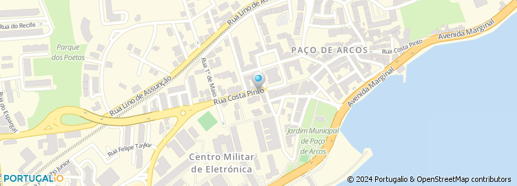 Mapa de Rua Costa Pinto