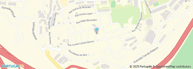 Mapa de Rua Cruz e Silva