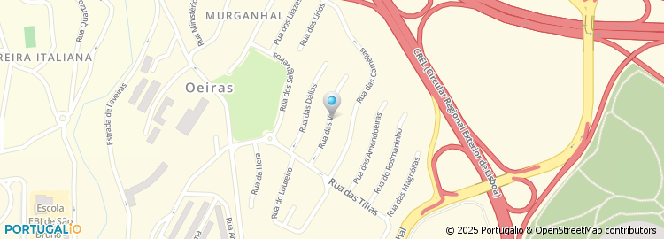 Mapa de Rua das Violetas