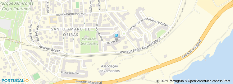 Mapa de Rua de Vera Cruz