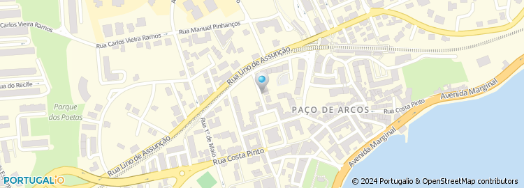 Mapa de Rua Doutor António Ilídio Teixeira de Vasconcelos