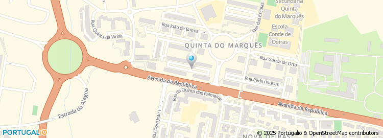 Mapa de Rua Doutor António José de Almeida