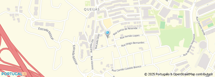 Mapa de Rua Fialho de Almeida