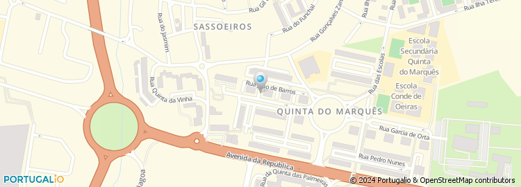Mapa de Rua João de Barros