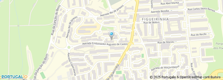 Mapa de Rua Manuel da Nobrega