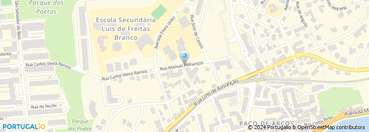 Mapa de Rua Manuel Pinhanços